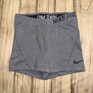 Women's Nike Pro Gray Small Shorts